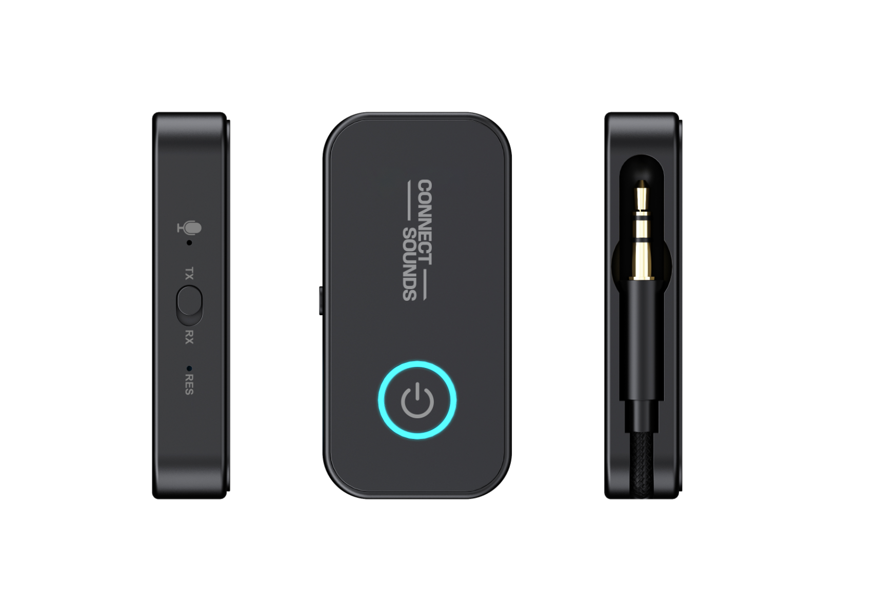 Wireless Bluetooth 6.0 Audio Adapter with Dual Headphone Support for Airplanes, TVs, Gaming, and Fitness Machines